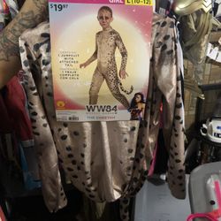 Girl Halloween Costume Cheetah 10-12