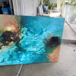 Large Canvas Painting 60"x40"