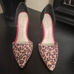 Animal Print  Heels Size 7