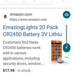CR2450 BATTERY 