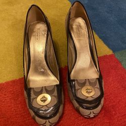 Coach High Hills Size 9.5