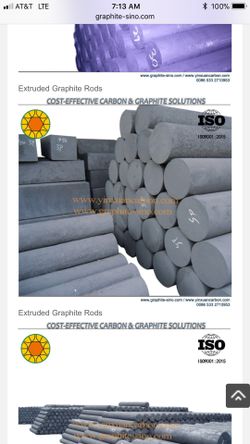 Graphite rod large pallet full