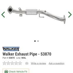 Walker exhaust Pipe For Hyundai 2.0 2007-2012