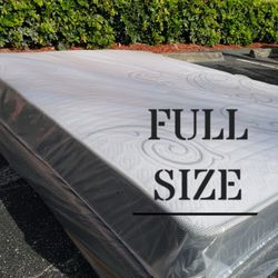 NEW FULL-SIZE MATTRESS & BOX SPRING - 2PC