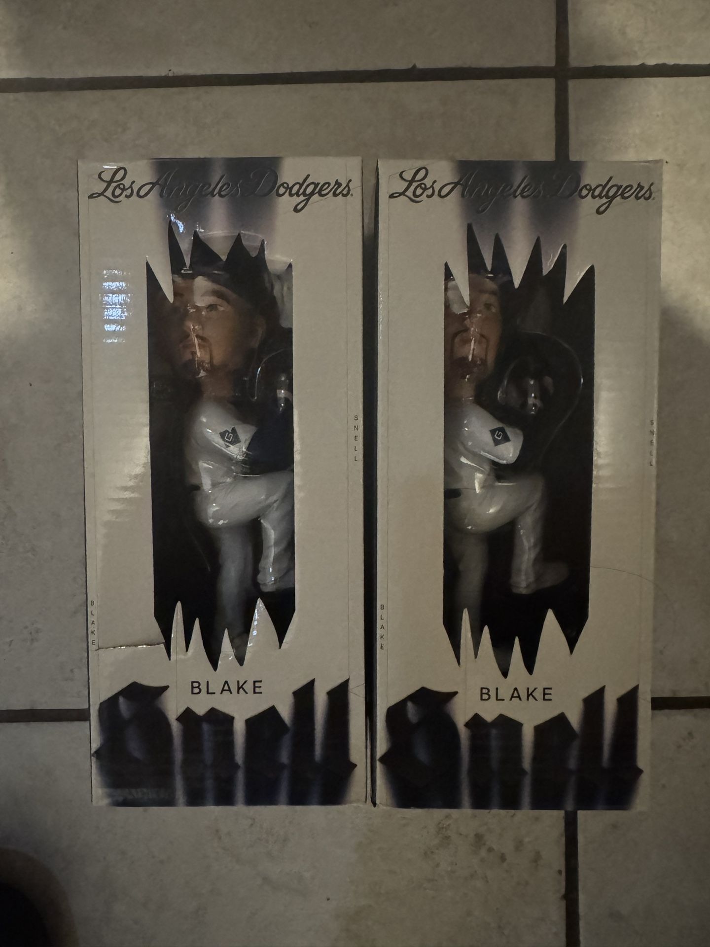 2 LA DODGERS BLAKE SNELL BOBBLEHEADS