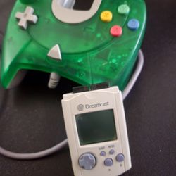 Rare Dreamcast Controller With Memory  Vmu