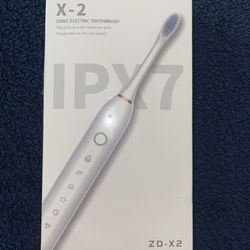 ZD-X2 Sonic Electric Toothbrush White Fast Charging IPX7 Dupont Bristles
