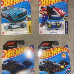 Hot Wheels F1, Datsun, Mario Kart, Premium