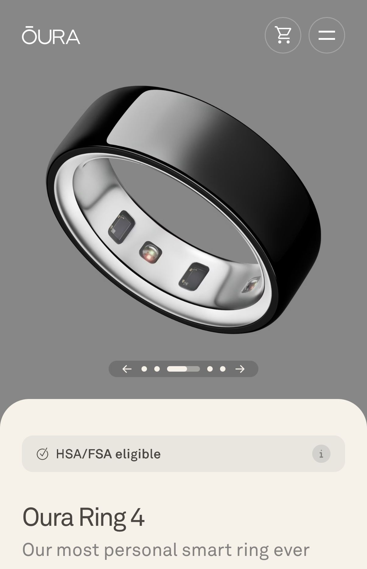 Brand New Oura - Black or Silver