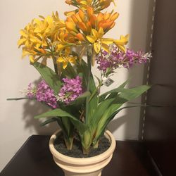 Flower arrangement in a Pot