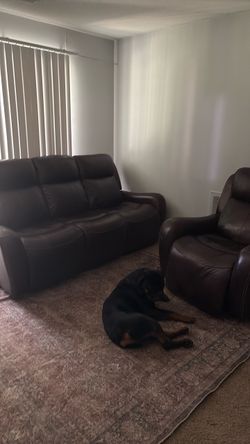 Used leather couches