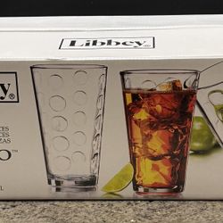 New Libbey Reno 16oz Drinking Glasses (Set of 8)