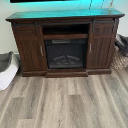Fire Place Tv Stand 