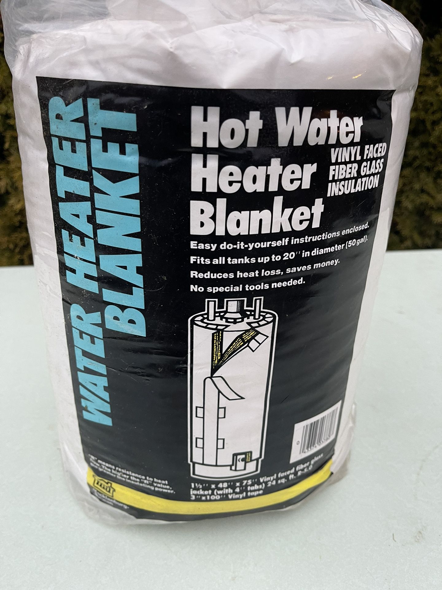 WATER HEATER INSULATION BLANKET Vinyl Faced Fiberglass PARTIAL ROLL for  Sale in Havelock, NC - OfferUp