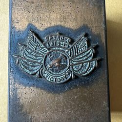 Vintage Match Box - “Brass” - WW1 Victory