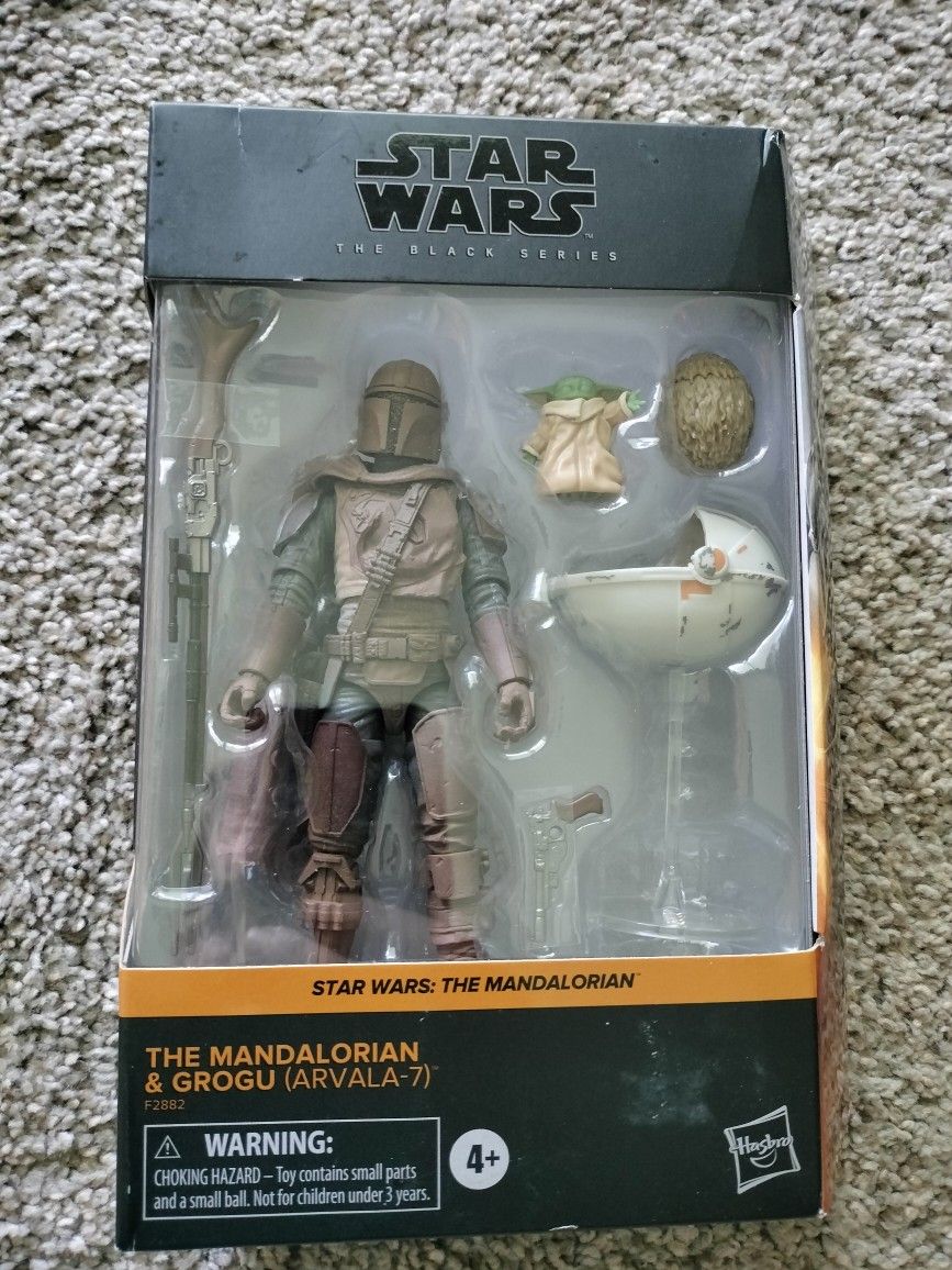 Star Wars The Black Series The Mandalorian & Grogu (Arvala-7)