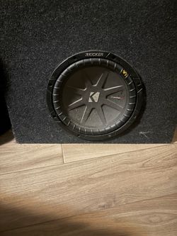 Kicker CompR Subwoofer in Box