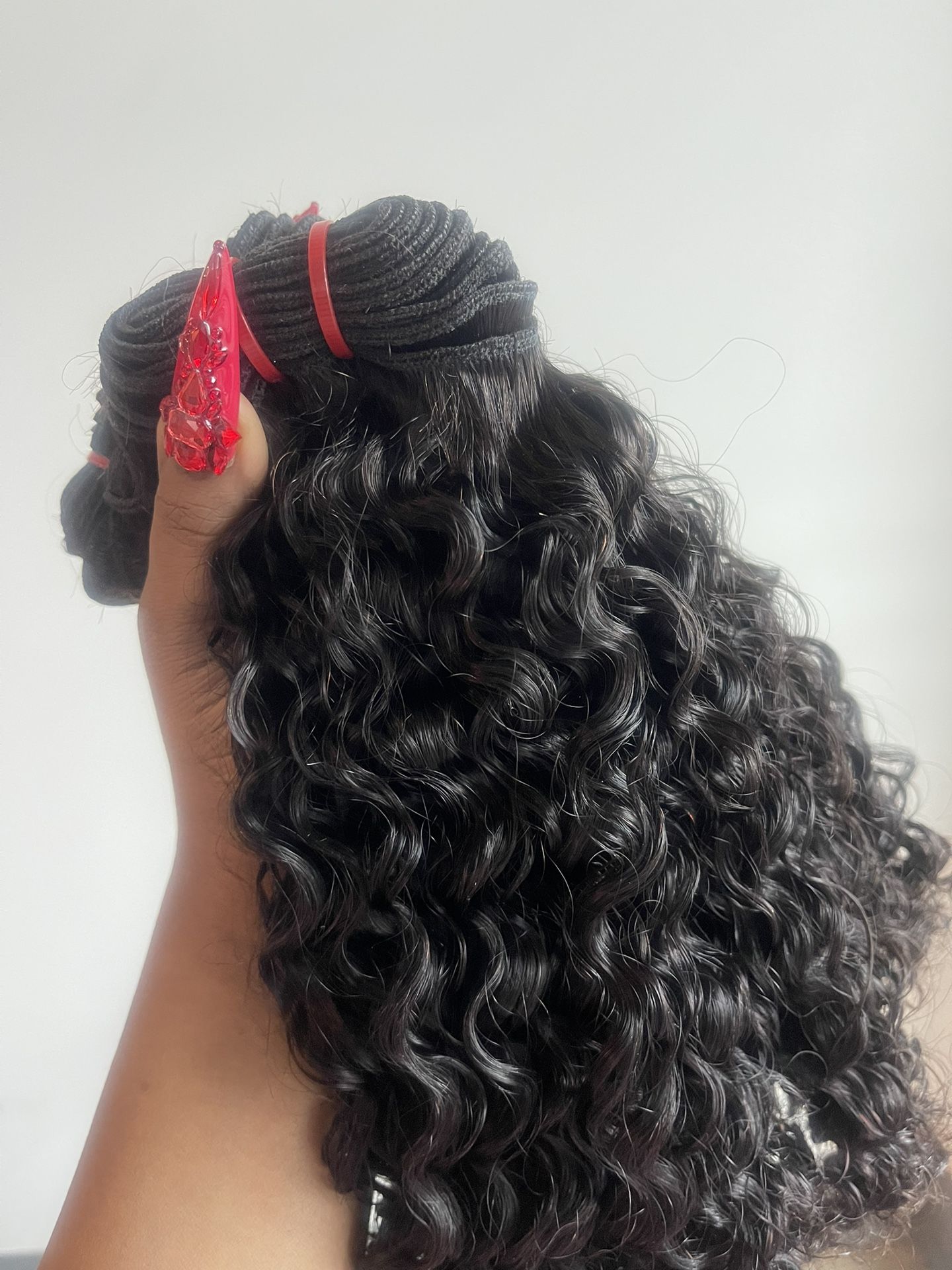 SDD Kinky Curly Bundles (3) 14 INCH