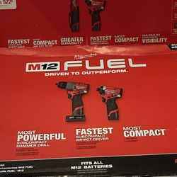 Milwaukee M12 Fuel Power Drill Nd Ryobi 6 In 1 Power Set 
