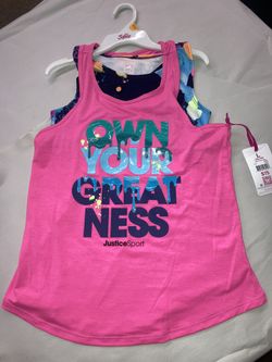 Girl’s  Justice 2-Layered Tank