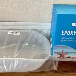 Epoxy Resin Kit + Silicone Table Mold NEW