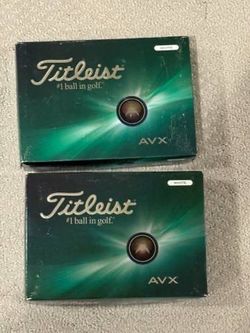 TITLEIST AVX GOLF BALLS White 2 dozen 24 balls NEW IN BOX