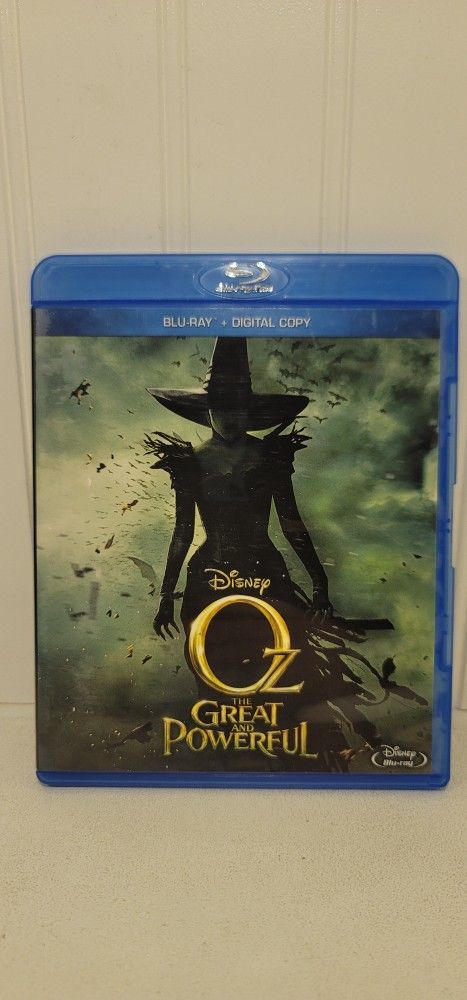 $5 DISNEY BLU RAY MOVIE. OZ THE GREAT AND POWERFUL. BLU RAY ONLY. NO DIGITAL. $5 OR TRADE FOR A MOVIE TITLE I DO NOT ALREADY OWN.