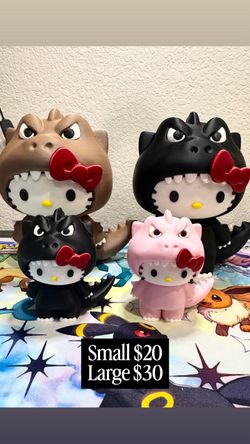 Hello Kitty x Godzilla (3D Printed)