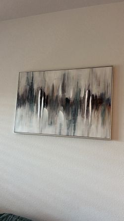 Frame blue silver