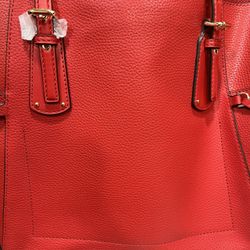 Red Michael Kors purse