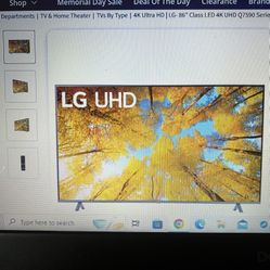 🔥 HUGE 86” LG AI 4K Smart TV – Brand New in Box