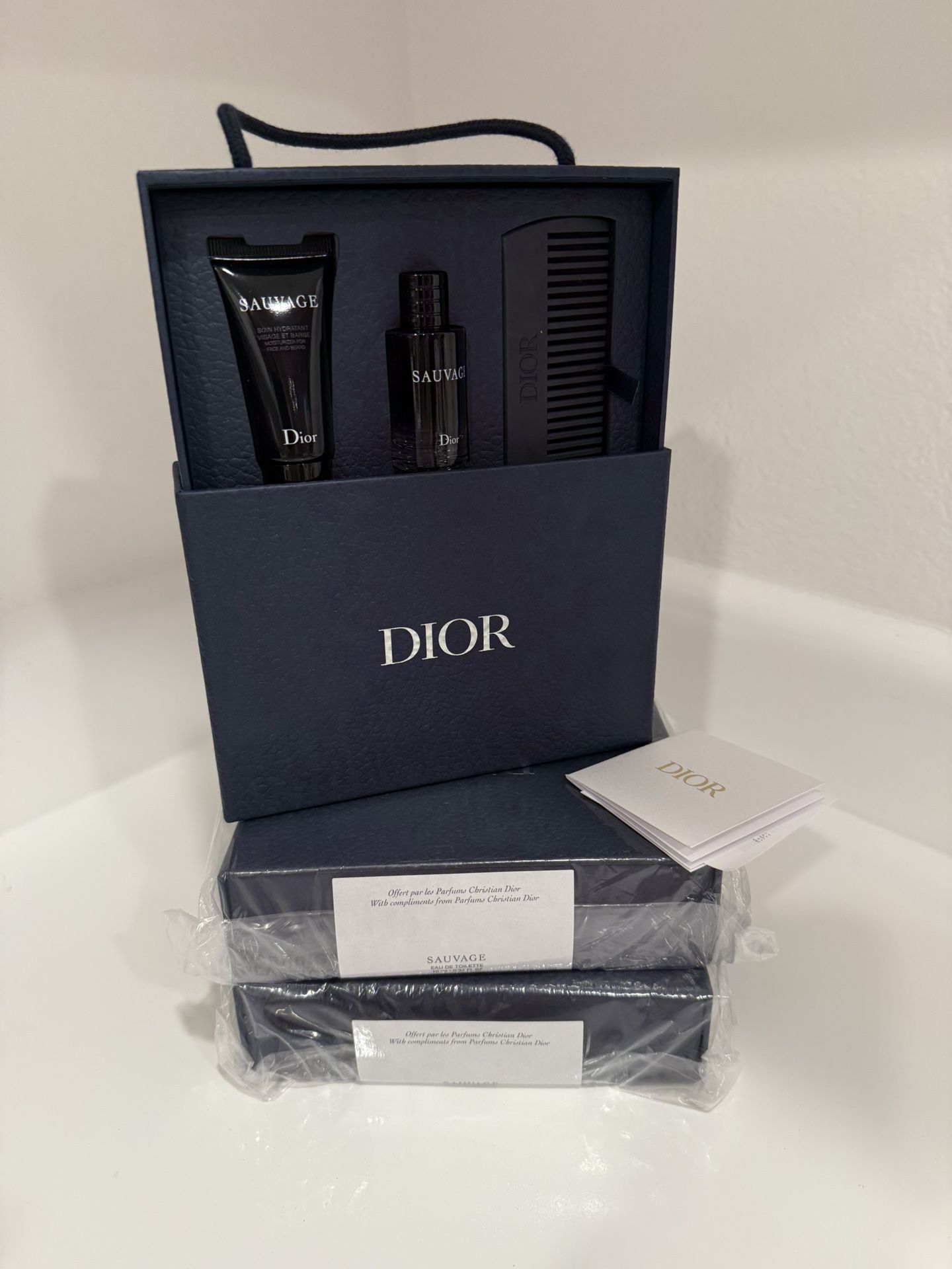 Dior Sauvage Gift Set, with Comb - LOT OF 3! NWB!
