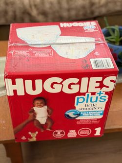 UNOPENED BOX Huggies Diapers ( 192 count) Plus Promise