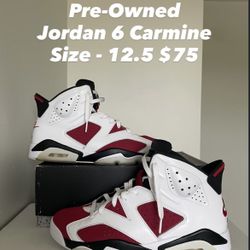 Jordan 6 Carmine Size 12.5