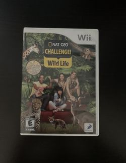 Nat Geo Challenge Wild Life (Nintendo Wii, 2010) Game Complete CIB Tested