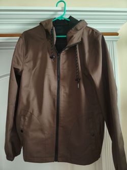 Nomad Hoodie Jacket Size Large Brown Mint Condition