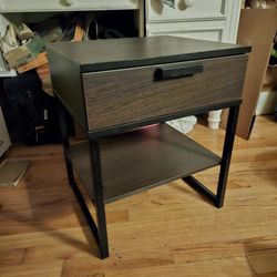 IKEA Trysil Brown Square 16x18x21" Nightstand with Drawer