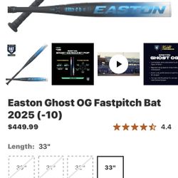 Easton Ghost OG Fast pitch Bat