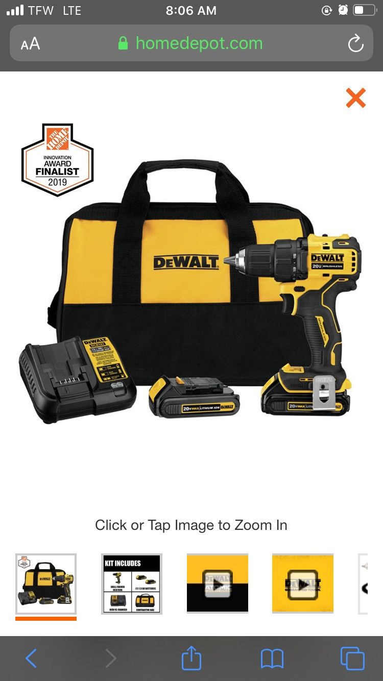 Dewalt power charger and drill