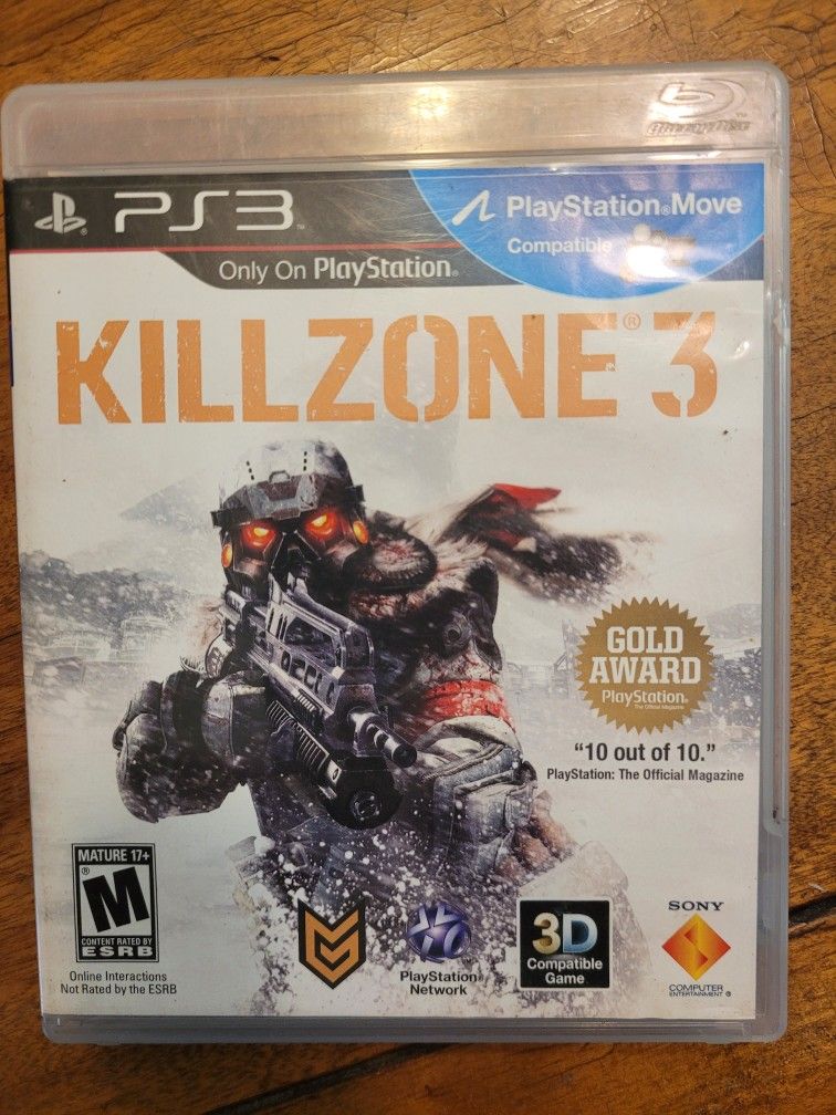 Killzone 3 Ps3 Complete In Box