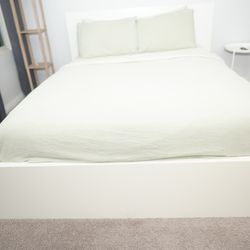Queen Bed Frame and Mattress