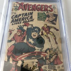Avengers #4 - First Appearance Silver-Age Captain America