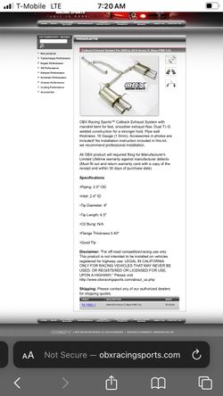 09-14 Honda Accord / Acura TL Exhaust 🔥🔥