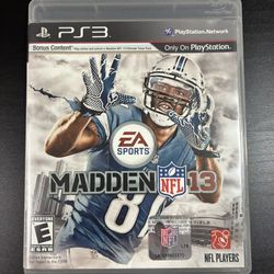Madden 13 for PlayStation 3 PS3