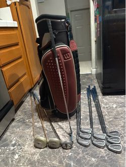 Women’s Complete Right Handed Golf Club Set with Cart bag & Carrying strap