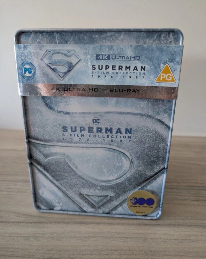 Superman 5-Film Collection - Amazon Exclusive (4K Ultra HD Steelbooks + Blu-ray + Digital)