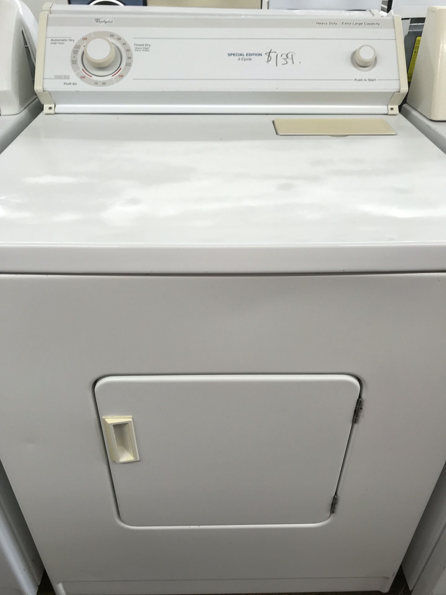 Whirlpool OLD SCHOOL Electric Clothes Dryer! 100% Guaranteed for 30 Days! We Can Deliver TODAY!