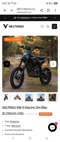 Valtinsu EM 5 electric dirt bike