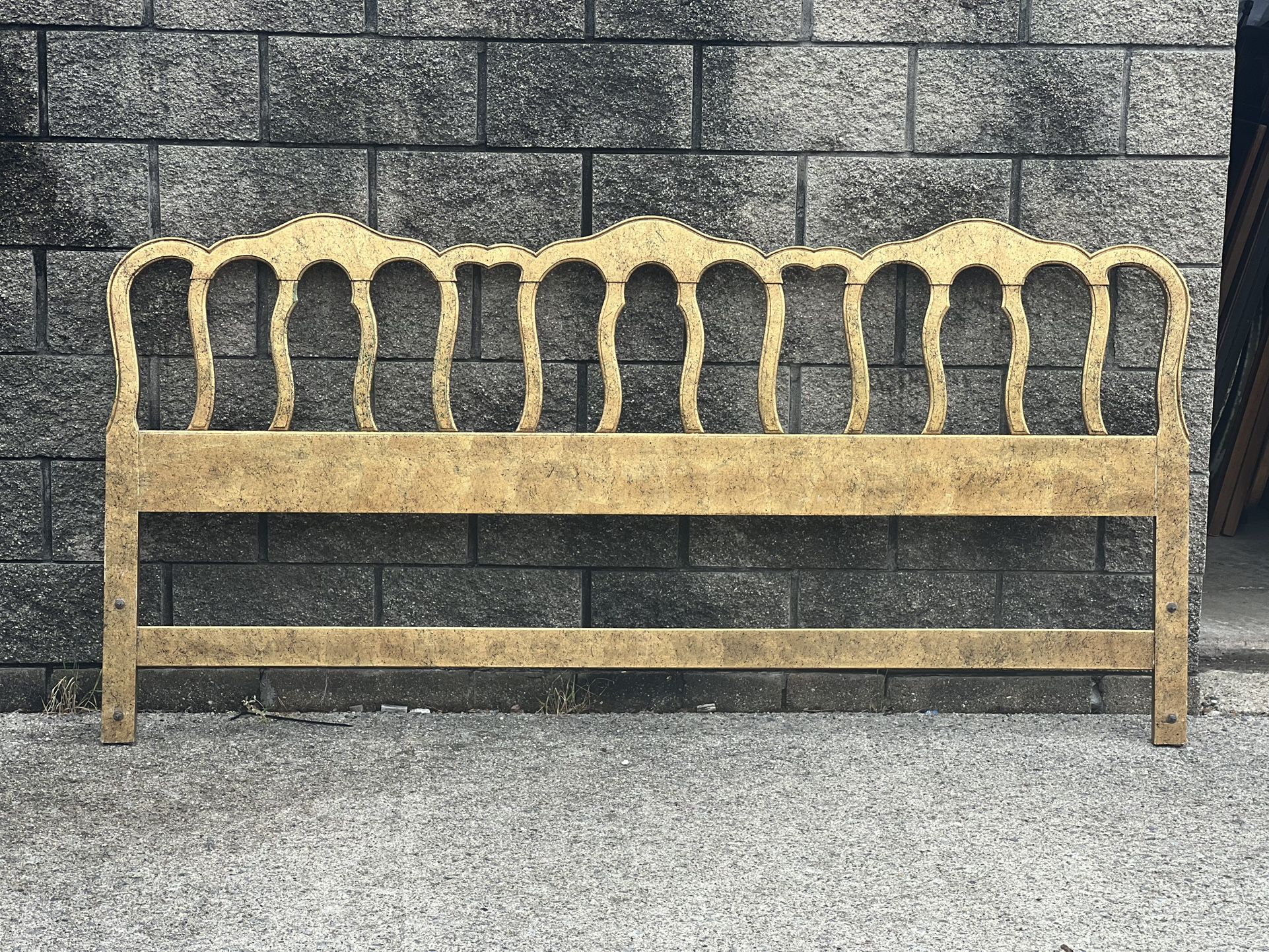 vintage French Provincial KING headboard