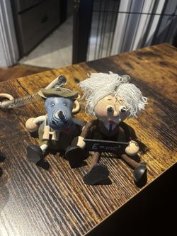 Collectible Wooden Spring Leg Figures 